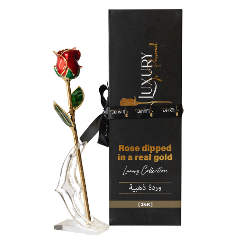 24K Gold Forever Rose Red